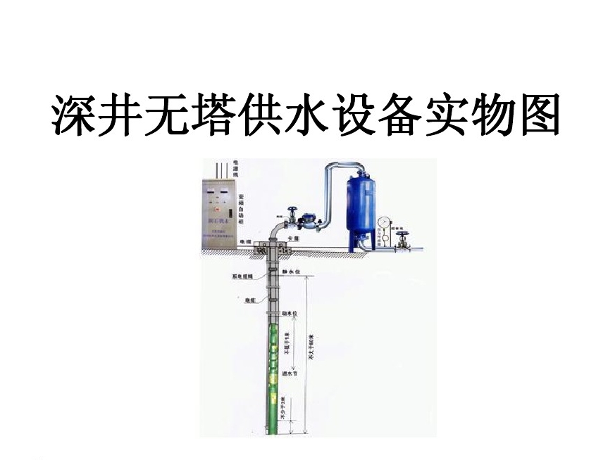 淮南潘集区井泵无塔式供水设备